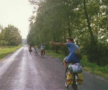 1987 Bike trip around lake Balaton
