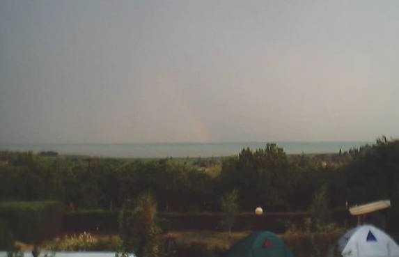 Rainbow on the Balaton